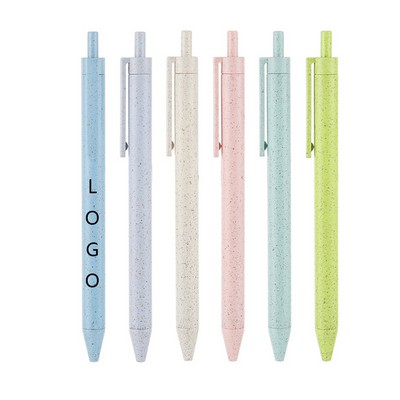 Wheat Straw Pressing Ballpoint Pen