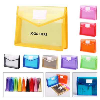 A4 Document Holders with Snap Closure