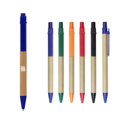 Eco-Friendly Recycled Kraft Paper Pen